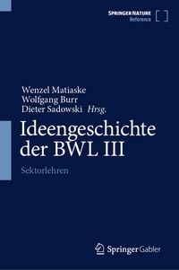 Produktbild: Ideengeschichte der BWL III
