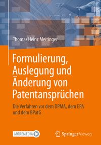 Produktbild: Formulierung, Auslegung und &Auml;nderung von Patentanspr&uuml;chen