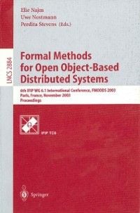 Produktbild: Formal Methods for Open Object-Based Distributed Systems