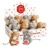Produktbild: Teddy Hermann 92603 - Maus Pl&uuml;schtier, 11 cm, sortiert, 1 St&uuml;ck
