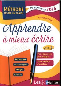 Produktbild: Apprendre &agrave; mieux &eacute;crire, cycle 3