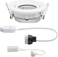 Produktbild: Paulmann Nova Bad-Einbauleuchte Halogen GU10, GU5.3 35W IP65 Wei&szlig; (matt)