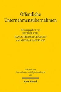 Produktbild: &Ouml;ffentliche Unternehmens&uuml;bernahmen