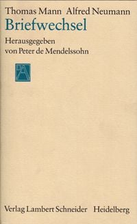 Produktbild: Thomas Mann - Alfred Neumann