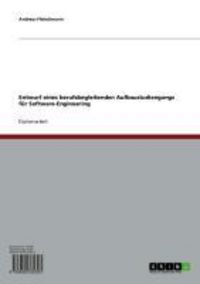 Produktbild: Entwurf eines berufsbegleitenden Aufbaustudiengangs f&uuml;r Software-Engineering