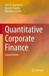 Produktbild: Quantitative Corporate Finance