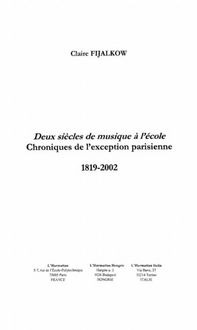 Produktbild: Deux siecles de musique a l'ecole