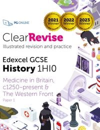 Produktbild: ClearRevise Edexcel GCSE History 1HI0 Option 11 Medicine in Britain