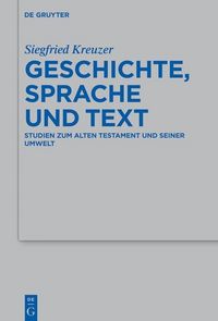 Produktbild: Geschichte, Sprache und Text