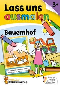 Produktbild: Lass uns ausmalen &ndash; Mein Ausmalbuch ab 3 - Bauernhof