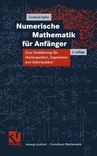 Produktbild: Numerische Mathematik f&uuml;r Anf&auml;nger