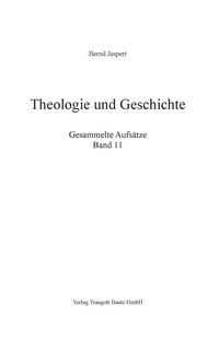 Produktbild: Theologie und Geschichte