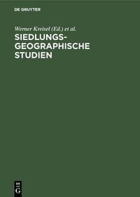 Produktbild: Siedlungsgeographische Studien