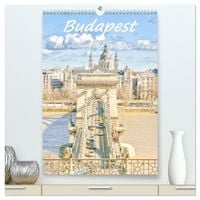 Produktbild: Budapest - Ein malerischer Spaziergang (hochwertiger Premium Wandkalender 2026 DIN A2 hoch), Kunstdruck in Hochglanz