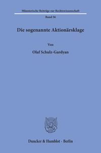 Produktbild: Die sogenannte Aktion&auml;rsklage.