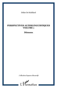 Produktbild: Perspectives alterlinguistiques Volume 1