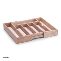 Produktbild: neuetischkultur Besteckkasten, ausziehbar Gummibaum, Melamin