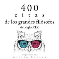 Produktbild: 400 citas de los grandes fil&oacute;sofos del siglo XIX