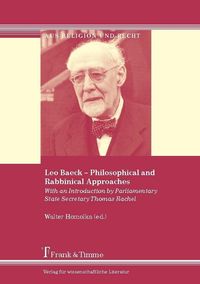 Produktbild: Leo Baeck - Philosophical and Rabbinical Approaches