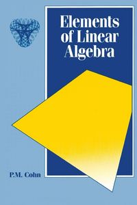Produktbild: Elements of Linear Algebra