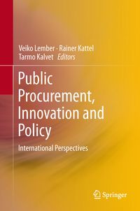Produktbild: Public Procurement, Innovation and Policy