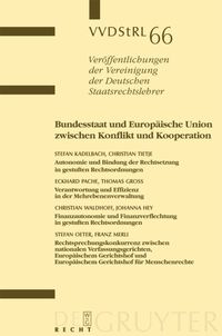 Produktbild: Bundesstaat und Europ&auml;ische Union zwischen Konflikt und Kooperation