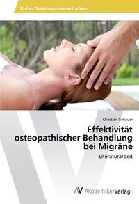 Produktbild: Effektivit&auml;t osteopathischer Behandlung bei Migr&auml;ne