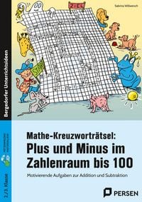 Produktbild: Mathe-Kreuzwortr&auml;tsel: Plus und Minus ZR bis 100