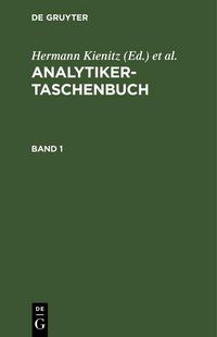 Produktbild: Analytiker-Taschenbuch. Band 1