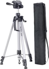 Produktbild: Cullmann Alpha 2500 Dreibeinstativ Arbeitsh&ouml;he=63 - 165 cm Silber inkl. Tasche