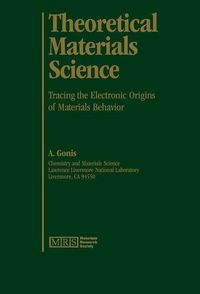 Produktbild: Theoretical Materials Science