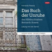 Produktbild: Das Buch der Unruhe des Hilfsbuchhalters Bernardo Soares