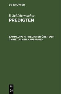 Produktbild: Predigten &uuml;ber den christlichen Hausstand