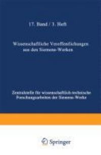 Produktbild: Wissenschaftliche Ver&ouml;ffentlichungen aus den Siemens-Werken