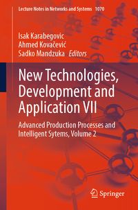 Produktbild: New Technologies, Development and Application VII