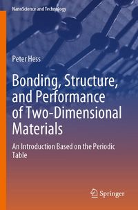 Produktbild: Bonding, Structure, and Performance of Two-Dimensional Materials