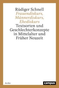 Produktbild: Frauendiskurs, M&auml;nnerdiskurs, Ehediskurs