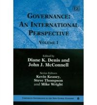 Produktbild: Governance: An International Perspective