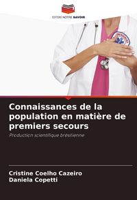 Produktbild: Connaissances de la population en mati&egrave;re de premiers secours