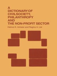 Produktbild: A Dictionary of Civil Society, Philanthropy and the Third Sector