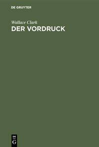 Produktbild: Der Vordruck
