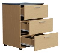 Produktbild: Holz Nachtschrank Nachttisch Schublade Testalo