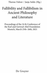 Produktbild: Fallibility and Fallibilism in Ancient Philosophy and Literature