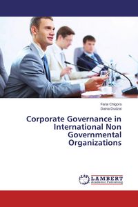 Produktbild: Corporate Governance in International Non Governmental Organizations
