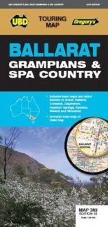 Produktbild: Ballarat Grampians & Spa Country Map 382 18th