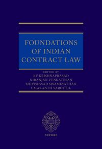 Produktbild: Foundations of Indian Contract Law