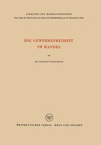 Produktbild: Die Gewerbefreiheit im Handel