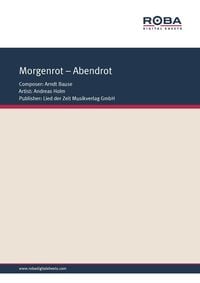 Produktbild: Morgenrot - Abendrot