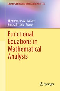 Produktbild: Functional Equations in Mathematical Analysis