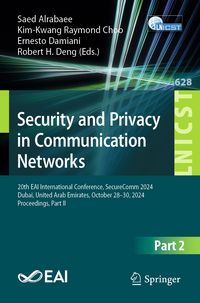 Produktbild: Security and Privacy in Communication Networks